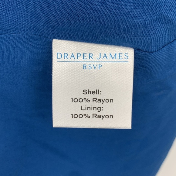 NWT Draper James RSVP V-Neck Smocked Sleeve Dress Women’s Size Medium - Picture 6 of 6